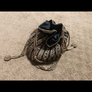 Drawstring pouch purses